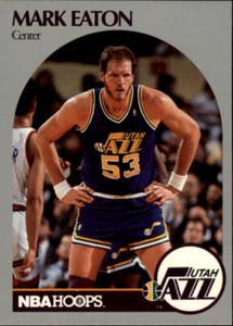 1990-91 NBA Hoops Basketball #287 Mark Eaton UER