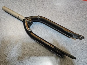 REDLINE MONSTER FORK CROMOLY NOS BLACK 1-1/8” STEERER 990 MOUNTS 14MM DROPOUTS - Picture 1 of 24