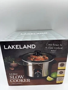Lakeland Slow Cooker 2 portion 1.5L Used once, VGC, Ceramic Pot, Glass Lid - Picture 1 of 13