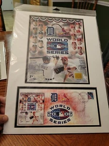 2006 World Series White Sox Cardinals Matted Photograph w/stamp USPS. RARE - Picture 1 of 4
