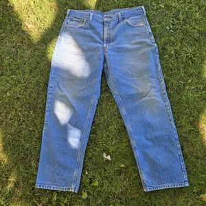 Carhartt Jeans Herren 40x30 Blau Denim Relaxed Fit Straight Arbeitshose 101483-980 - Bild 1 von 12