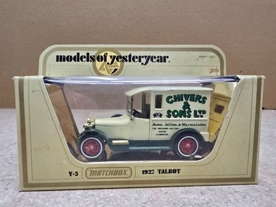Models of Yesteryear Y-5 1927 Talbot Chivers & Sons Matchbox Box - Image 1 of 2