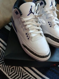 Air Jordan 3 Retro (GS) Sz 5y Dm0967-105 - Picture 1 of 7