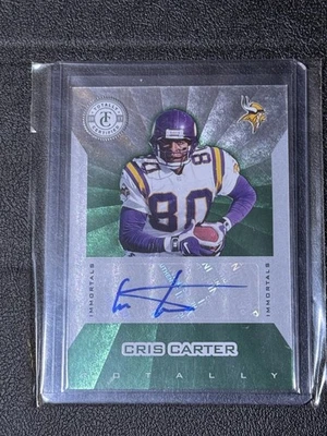 2012 Panini Totally Certified Signatures Cris Carter Autograph 5/5 Vikings - Image 1 of 2