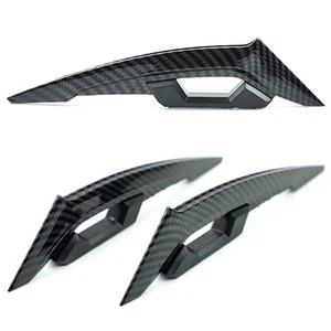 1 Pair Motorcycle Winglets Motorcycle Front Side Spoiler Aerodynamic Wing Set - Picture 1 of 12