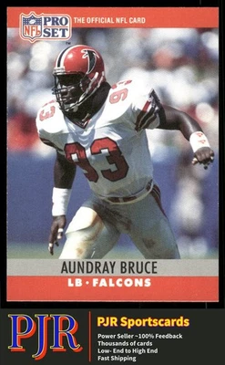 Aundray Bruce 1990 Pro Set #30 Atlanta Falcons - Image 1 of 2