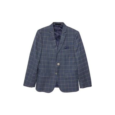 Abrigo deportivo Tallia 'Windowpane' azul talla 12 Foto 1 de 4