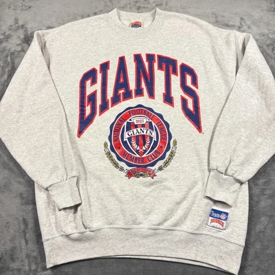 Vintage 1995 New York Giants Sweatshirt Mens XL Gray Nutmeg Football NFL Graphic - Image 1 of 4