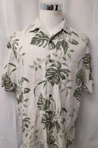 Tommy Bahama Men's Floral S/S Hawaiian Camp Shirt Size Large - Picture 1 of 5