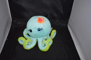 First Main Octopus Plush Cute Eyes Flower 6" B3 - Picture 1 of 3