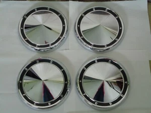 NOS 1960 Ford Dog Dish HUB CAPS 10 1/2" Set of 4 Hubcaps 60 - Bild 1 von 7
