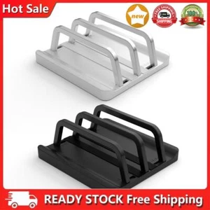 2 Slot Desktop Notebook Dock Multi-Purpose Laptop Holders for Multiple Devices D - Afbeelding 1 van 13