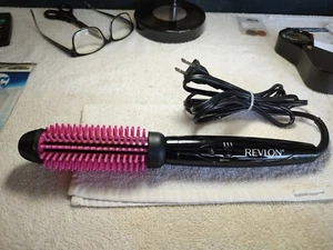REVLON 1" Inch Silicone Bristle Barrel (PINK & BLACK) Pro Collection No Box - Picture 1 of 1