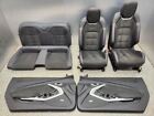 2016-2023 Camaro Zl1 Recaro Seat Set Door Panel Belts Steering Wheel Black Red