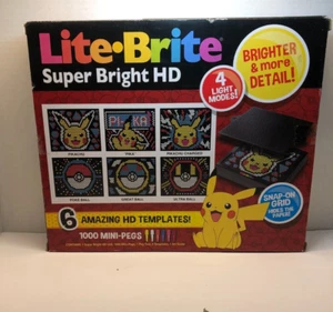 Lite Brite Super Bright HD Pokemon Edition Creative Retro Light-Up Screen New - Picture 1 of 6