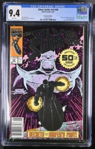 Silver Surfer #50 Starlin, Christopher, Lim CGC 9.4 Kiosk Marvel Comics - Bild 1 von 2