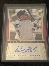 2013 Panini Select Signatures Asdrubal Cabrera Auto Cleveland Indians #AC