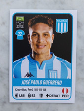 2023 Panini José Paolo Guerrero Rookie Argentina Soccer Sticker Racing Club-Perú