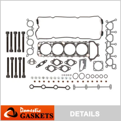 Se adapta a 93-01 Nissan Altima 2.4L DOHC Juego de juntas de culata pernos KA24DE Foto 1 de 4