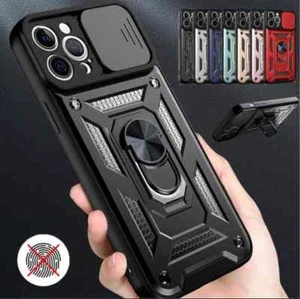 Case For iPhone 16 15 Pro Max 11 12 14 Pro XR 13 16e Shockproof Ring Stand Armor - Picture 1 of 17