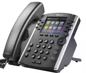 Teléfono Gigabit Polycom VVX 410 IP VOIP POE ONSIP GOOGLE VOICE SKYPE REUNIÓN - Imagen 1 de 6