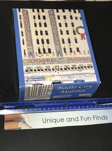 Radio City Music Hall Matinee 2000 Christmas 500 Piece Puzzle 13x19in EUC - Picture 1 of 5