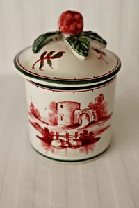 Antique Dutch Delft The Metal Pot factory polychrome ceramics box/pot c 1700 - Picture 1 of 7
