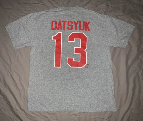 Detroit Red Wings DATSYUK 13 gray jersey style T shirt Pro Edge Men XL 23 x 29 Cover