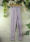 Aerie Offline Lilac Purple Hi Rise Ribbed Lace Up Leggings Size Small