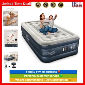 Comfortable Twin Air Mattress with Built-in Pump - 550 lb Capacity & Waterproof - Picture 1 of 11