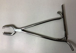 Zimmer Lane Bone Holding Forceps W/ Ratchet Orthopedic Surgical Instrument 3102 - Picture 1 of 12
