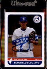 2012 Bluefield Blue Jays Joe Musgrove Autographed Signed Baseball Card