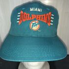 Vintage 90s Miami Dolphins  Snapback Hat NFL  Team Apparel Teal Embroidered