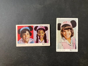 Mickey Mouse Club , Easi Oats cards x 2 - Picture 1 of 2