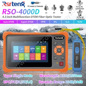 Prueba de cable Rsrteng Mini OTDR RSO-4000D 4,3" OPM Expert OTDR VFL OLS ILOM RJ45 - Imagen 1 de 12