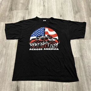 Vtg RARE 1990s 1996 SCORPIONS Across America Tour T SHIRT XL MOTORHEAD ROCK - Picture 1 of 8
