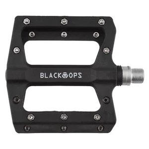 Black Ops Nylo Pro 9/16 Pedals Wide Platform Sealed Chromoly Spindle Pedals - Picture 1 of 32
