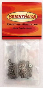 100 Stainless Steel Washers to fit 1-72 Screw-In Rivets For Customs Restorations - Picture 1 of 2