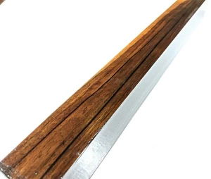 Kayu Malam Brett (ein echtes Ebenholz) 18-1/4" x 2-1/2" x 1-11/16" D. durionoides - Bild 1 von 8