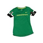 NWT NEW Oregon Ducks Nike Women's Fan Slim Fit Tri-Blend V-Neck Shirt Size XS