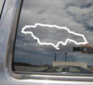 Jamaica Country Outline Car Truck Bumper Window Vinyl Decal Sticker 07189 - Picture 1 of 2