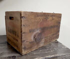 Vintage/Antique Western 12GA Wooden Ammo Ammunition Box Crate