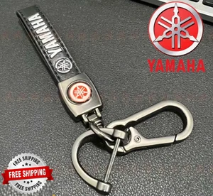 Llavero de cuero genuino llavero soporte accesorios para motocicleta Yamaha - Imagen 1 de 7