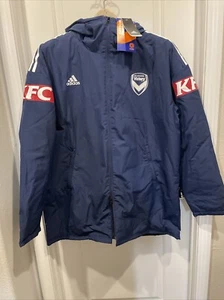 BNIP ADIDAS 2018-19 Melbourne Victory Parka Jacket A-LEAGUE SZ XL - Picture 1 of 14