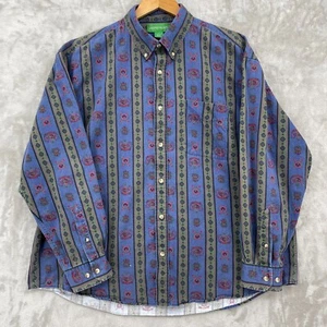 Grand Slam Vintage Men's XL Southwest Golf Club Crest Print Button Front Shirt - Picture 1 of 12