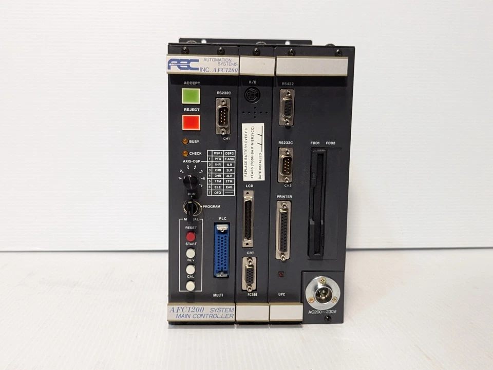 FEC AFC1200 Main System Axis Controller Surplus Tested+Returns - Image 1 of 4