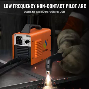 HITBOX 45A Plasma Cutter 110V/220V Non-HF Arc Non Touch Pilot Arc Plasma Cutter - Picture 1 of 8
