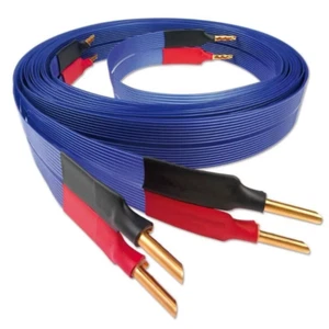 Pair OFC HIFI Speaker Cable High-end Audio Loudspeaker Wire Cord Flat line - Picture 1 of 14