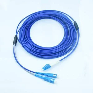 100m Armored Singlemode Duplex Fiber Optic Cable -LC to SC - Picture 1 of 1