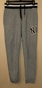 Nike Joggers Gray Loose Fit Sweatpants Logo Pockets CN9127-063 Mens Size Large - Picture 1 of 16